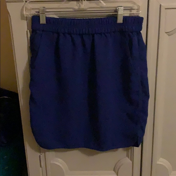 J.Crew | Blue Skirt w/ Pockets!! (Size 2) - Picture 1 of 2
